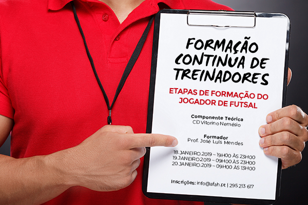 FORMAÇÃO CONTÍNUA DE TREINADORES FUTSAL TERCEIRA