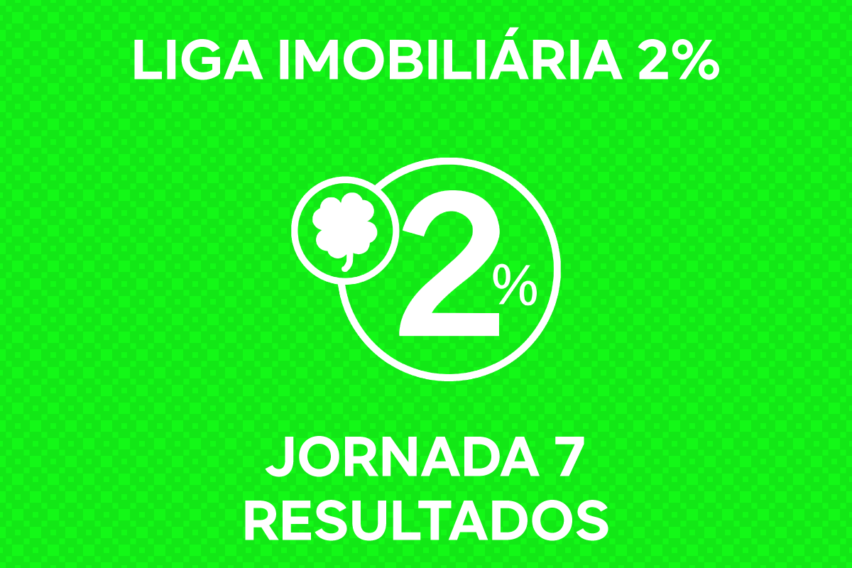RESULTADOS DA 7ª JORNADA DA LIGA IMOBILIÁRIA 2%