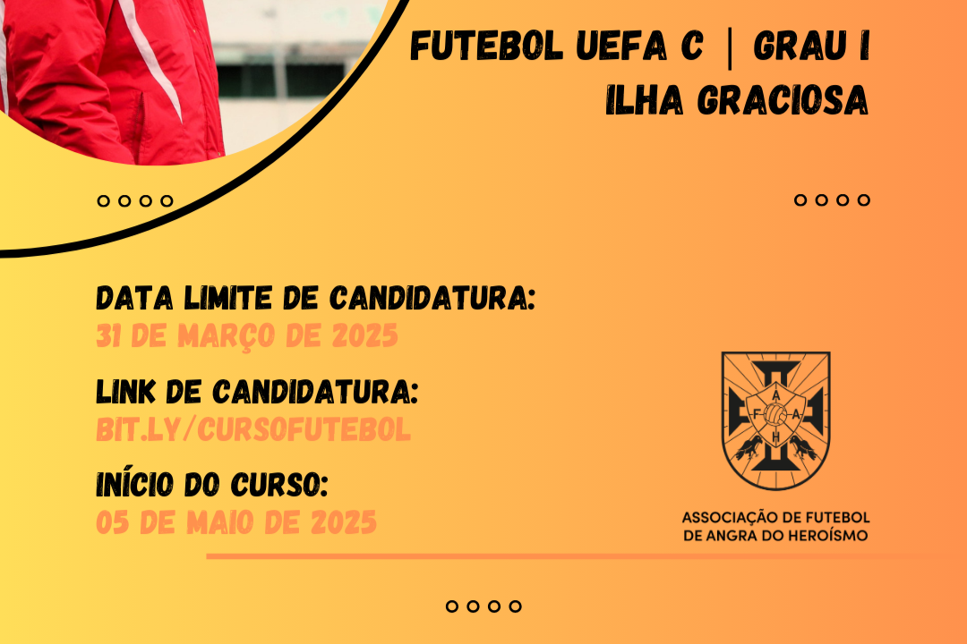 AFAH PROMOVE CURSO DE TREINADOR DE FUTEBOL NA GRACIOSA