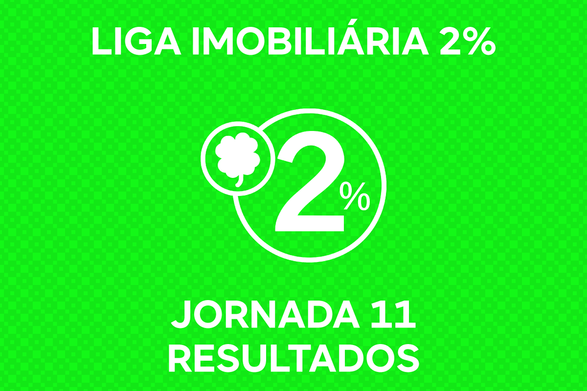 RESULTADOS DA 11ª JORNADA DA LIGA IMOBILIÁRIA 2%