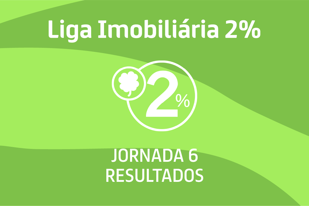 RESULTADOS DA 6ª JORNADA DA LIGA IMOBILIÁRIA 2%