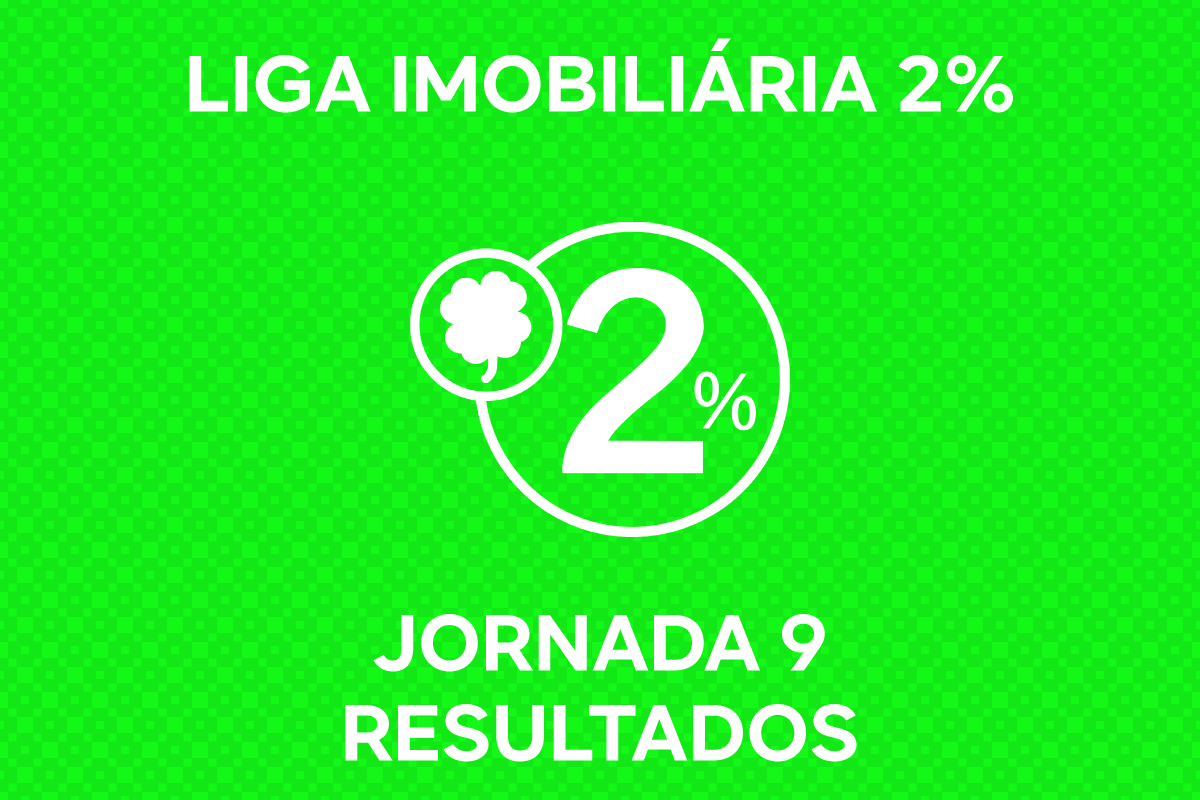 RESULTADOS DA 9ª JORNADA DA LIGA IMOBILIÁRIA 2%