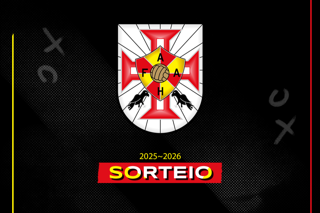 SORTEIOS DAS COMPETIÇÕES AFAH A 11 E 12 DE SETEMBRO 