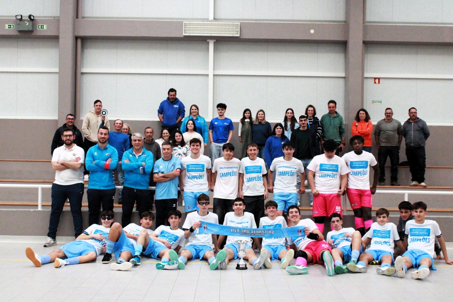 GDCPV SÃO SEBASTIÃO VENCE CAMPEONATO ILHA TERCEIRA EM SUB-17